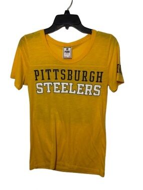 Pittsburgh Steelers graphic t-shirt from the Victoria's Secret PINK NFL